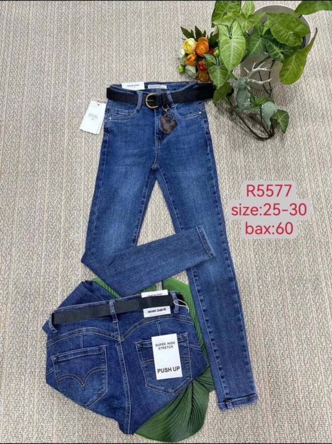 Jeansy damskie R5577 1 kolor  25-30