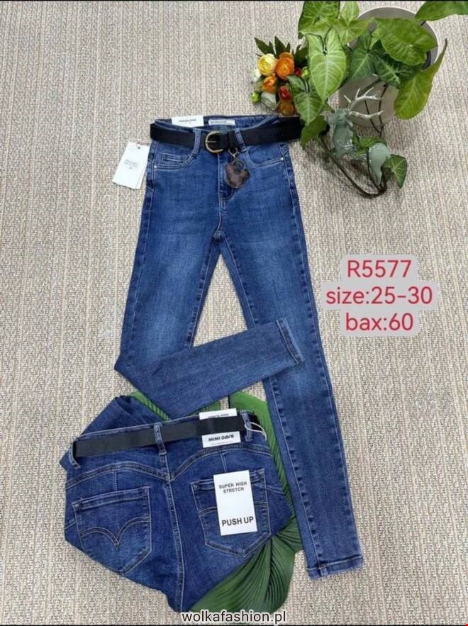 Jeansy damskie R5577 1 kolor  25-30