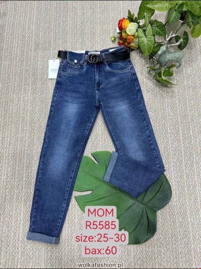 Jeansy damskie R5585 1 kolor  25-30