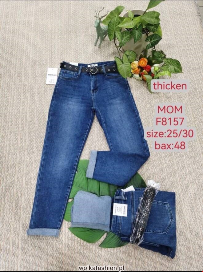 Jeansy damskie F8157 1 kolor  25-30