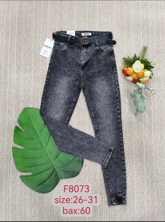 Jeansy damskie F8073 1 kolor  26-31 1