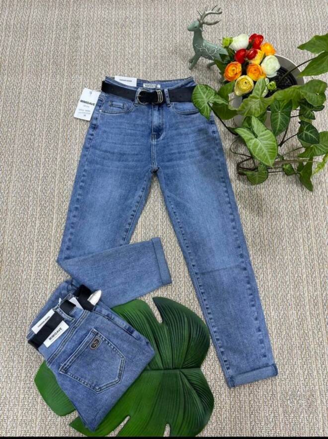 Jeansy damskie 5879 1 kolor  25-30