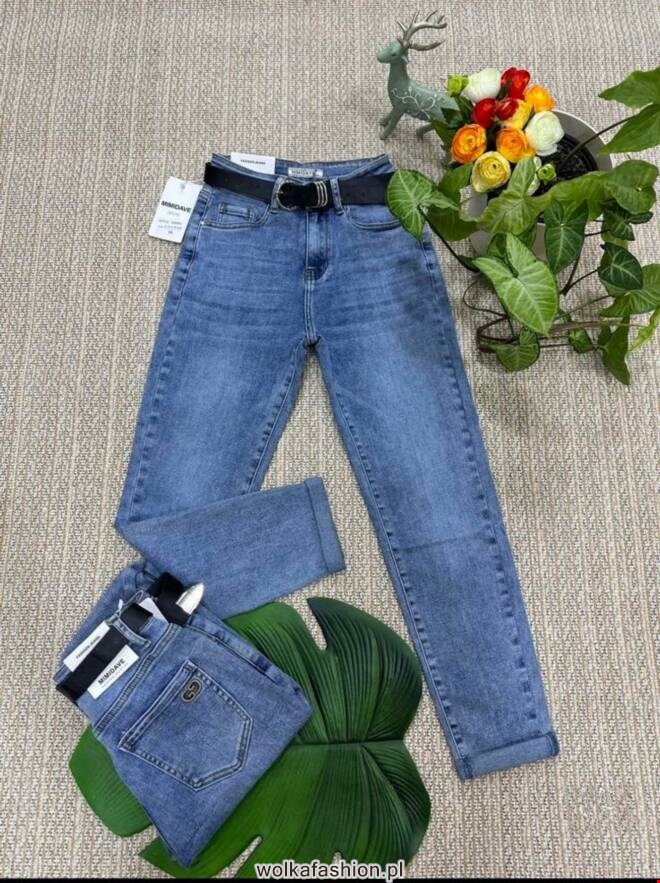 Jeansy damskie 5879 1 kolor  25-30