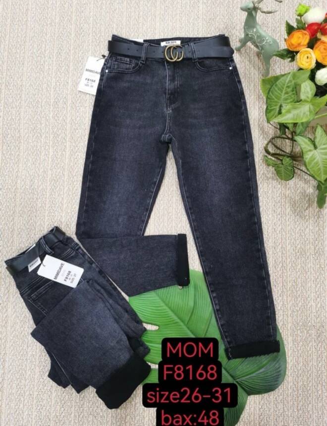 Jeansy damskie F8168 1 kolor  26-31