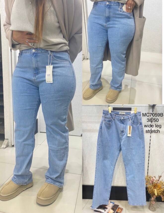 Jeansy damskie MC7059B 1 kolor  38-50 1