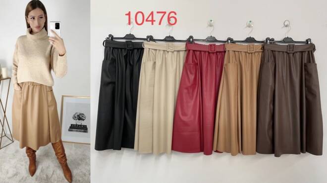 Spodnica damskie 10476 Mix KOLOR  Standard (Towar włoskie) 1