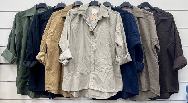 Koszula damskie 5957 Mix KOLOR  Standard (Towar włoskie) 1