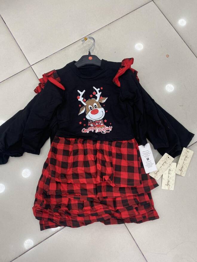 Sukienka dziewczęce 5965 1 kolor  1-6 1