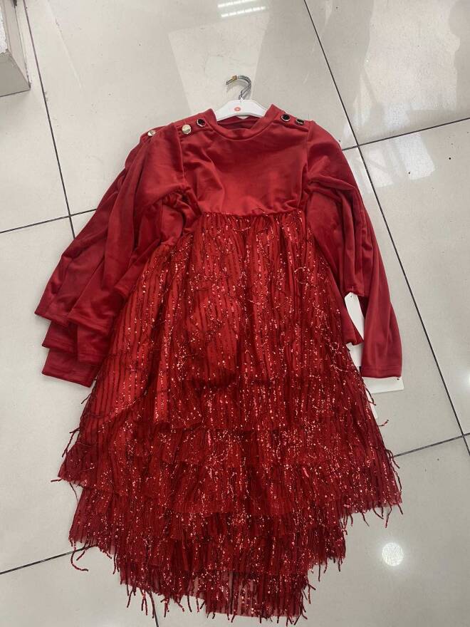 Sukienka dziewczęce 5978 1 kolor  4-14 1