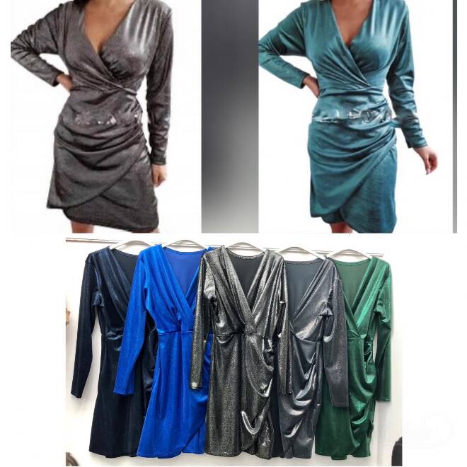 Sukienka damskie 6007 Mix KOLOR  Standard (Towar włoskie) 1