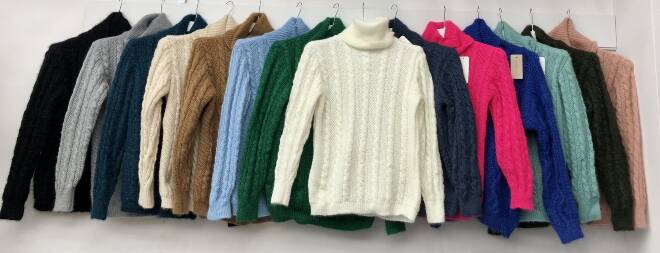 Sweter damskie 6010 Mix KOLOR  Standard (Towar włoskie) 1