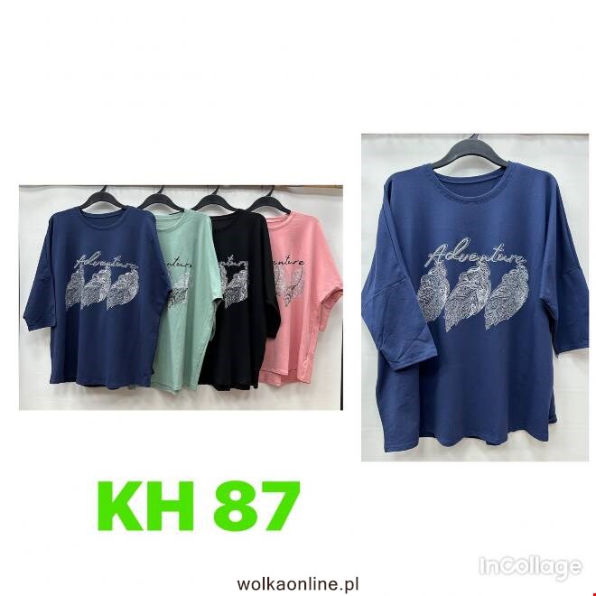 Bluzka damskie KH87 Mix KOLOR  Standard. Big size.