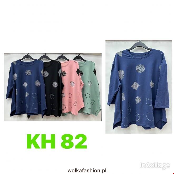Bluzka damskie KH82 Mix KOLOR  Standard. Big size.