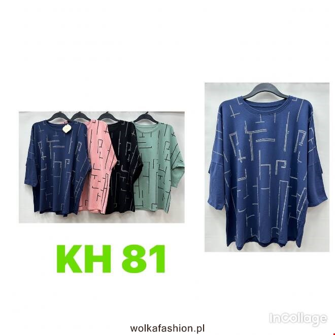 Bluzka damskie KH81 Mix KOLOR  Standard. Big size.