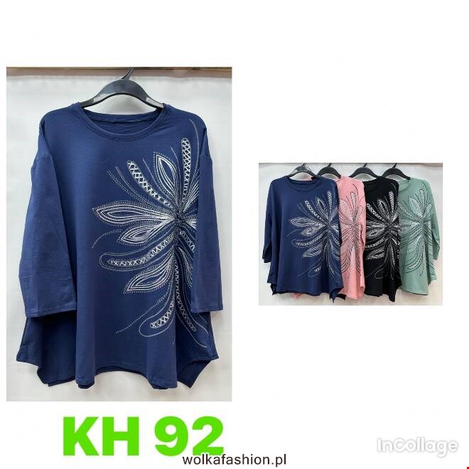 Bluzka damskie KH92 Mix KOLOR  Standard. Big size.