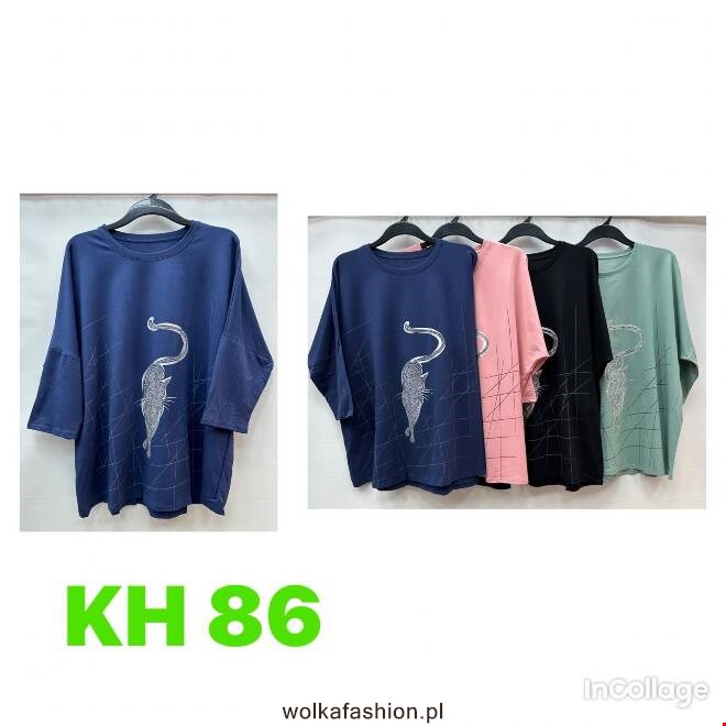 Bluzka damskie KH86 Mix KOLOR  Standard. Big size.