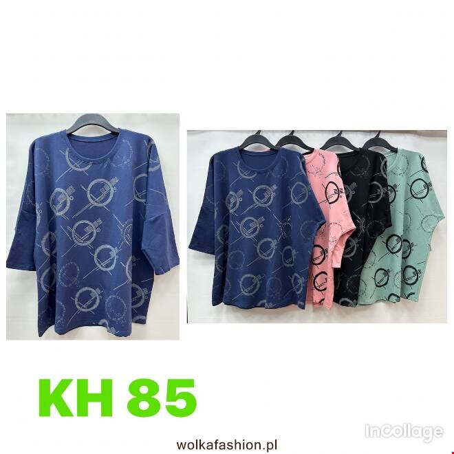 Bluzka damskie KH85 Mix KOLOR  Standard. Big size.