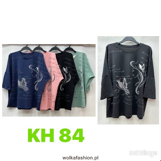 Bluzka damskie KH84 Mix KOLOR  Standard. Big size.