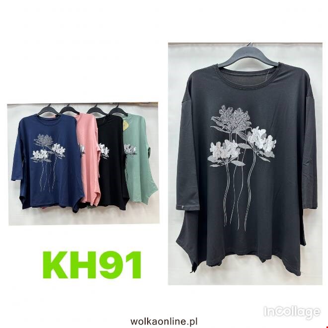 Bluzka damskie KH91 Mix KOLOR  Standard. Big size.