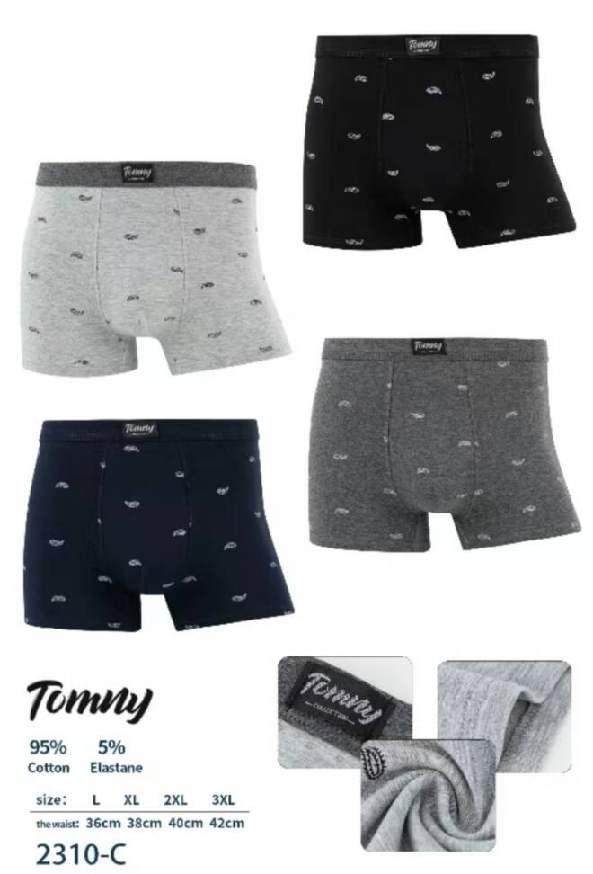 Bokserki męskie  2310-C Mix KOLOR  L-3XL