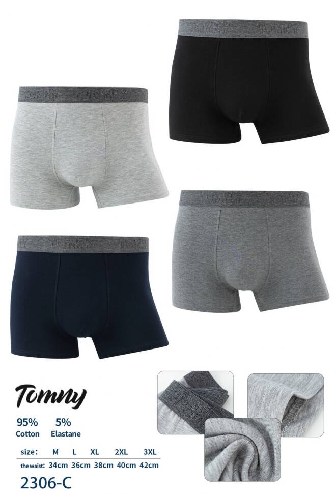 Bokserki męskie  2306-C Mix KOLOR  M-3XL