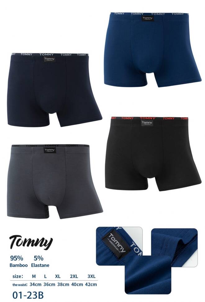 Bokserki męskie  01-23B Mix KOLOR  M-3XL