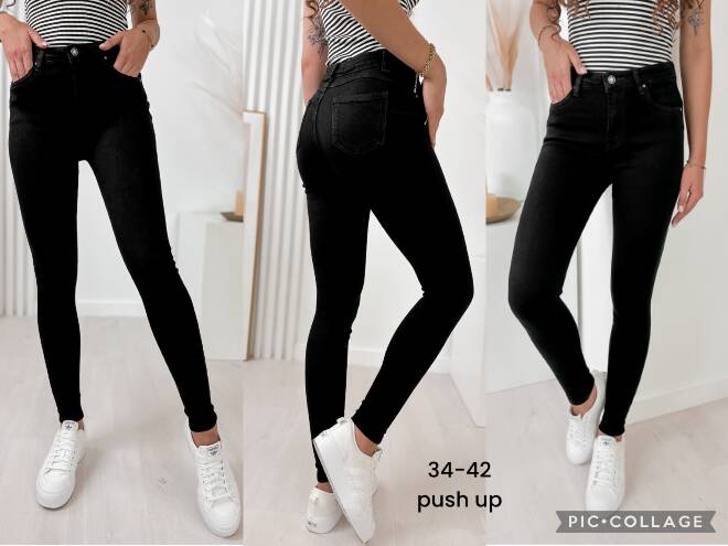 Jeansy damskie 6042 1 kolor  34-42 1