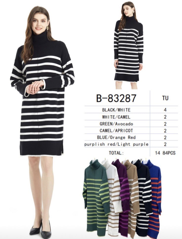 Sukienka damskie B-83287 Mix KOLOR  Standard 1