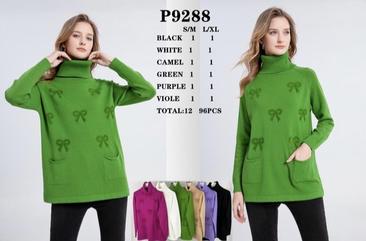 Sweter damskie P9288 Mix KOLOR  S/M-L/XL 1