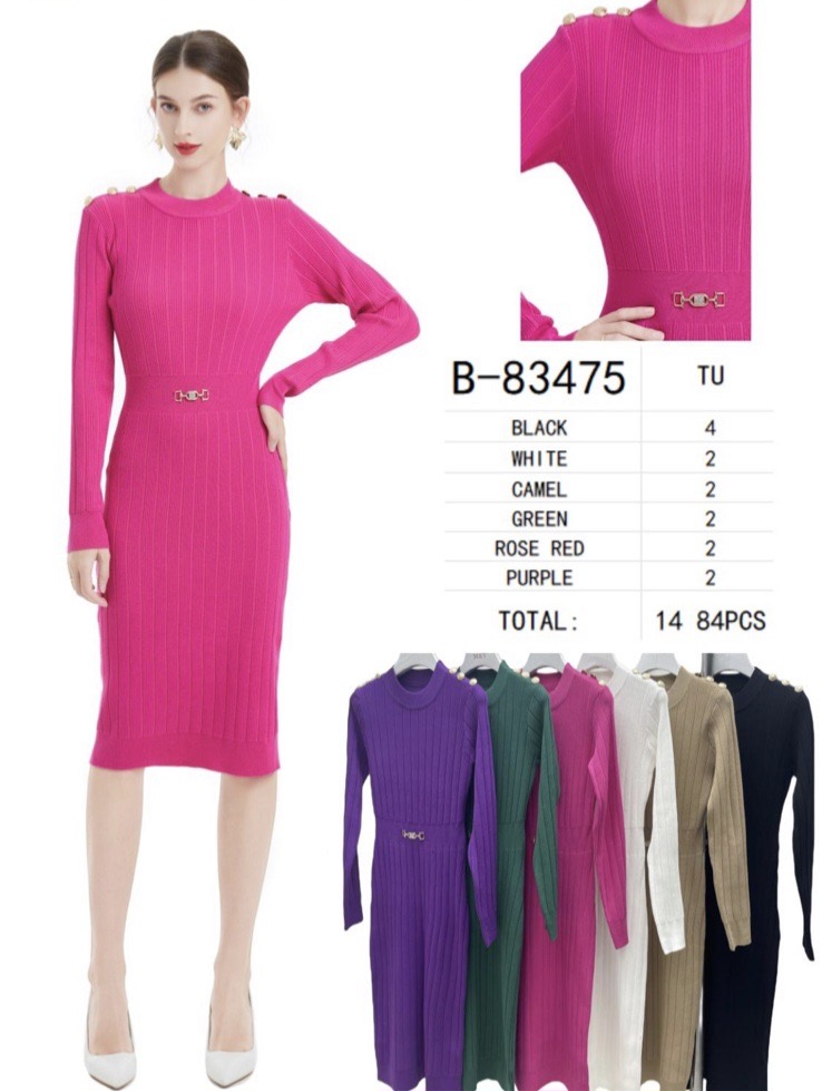 Sukienka damskie B-83475 Mix KOLOR  Standard 1
