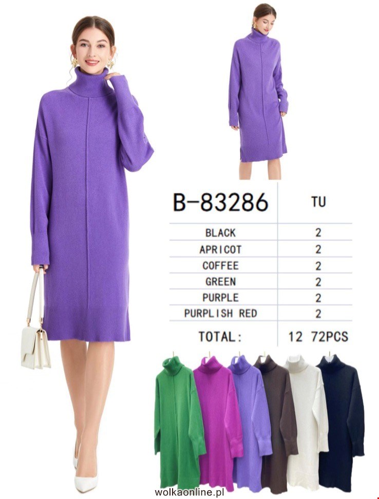 Sukienka damskie B-83286 Mix KOLOR  Standard