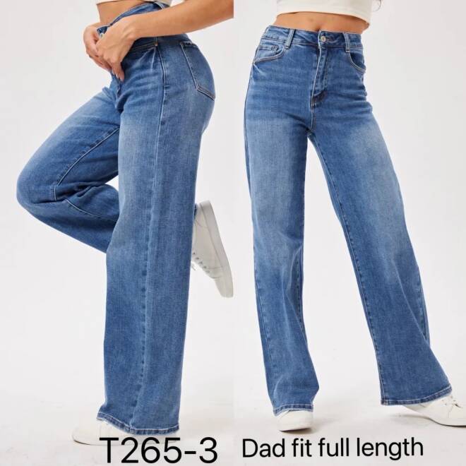 Jeansy damskie T265-3 1 kolor  34-42