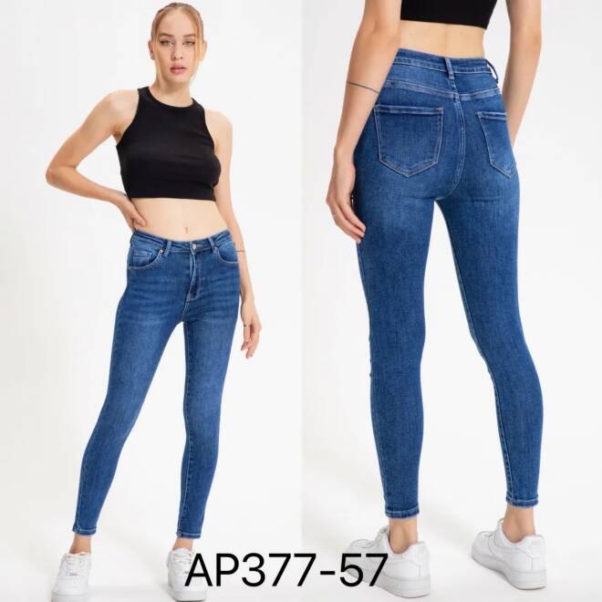 Jeansy damskie AP377-57 1 kolor  34-42 1