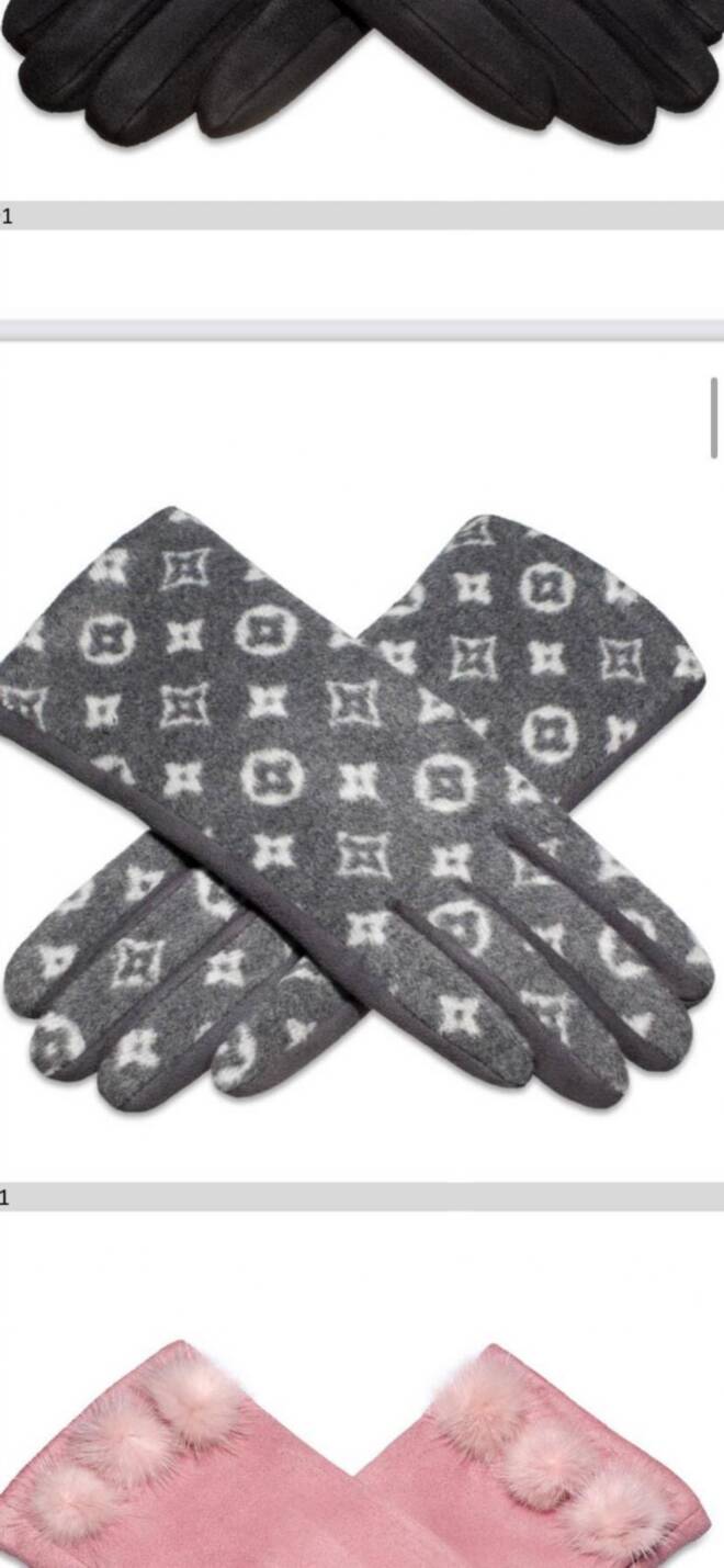 Rękawiczki damskie 6105 Mix KOLOR  Standard 1