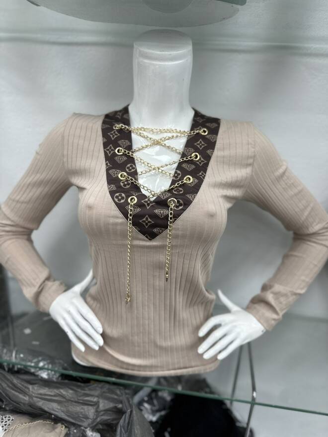 Bluza damskie 6143 Mix KOLOR  Standard (Towar Tureckie)