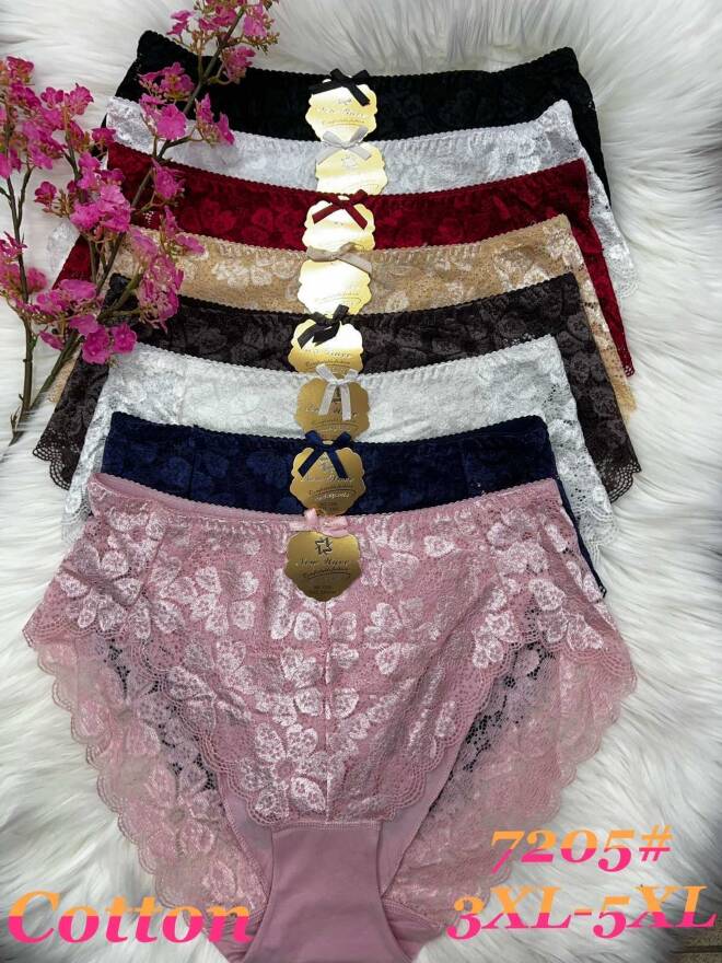 Majtki damskie 7205 Mix KOLOR  3XL-5XL