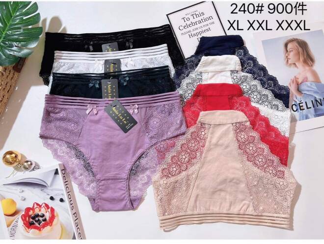 Majtki damskie 240 Mix KOLOR  XL-3XL 1