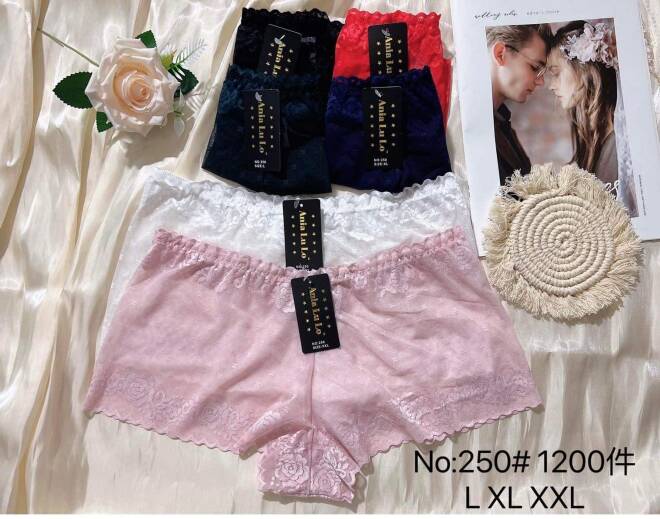 Majtki damskie 250 Mix KOLOR  L-2XL