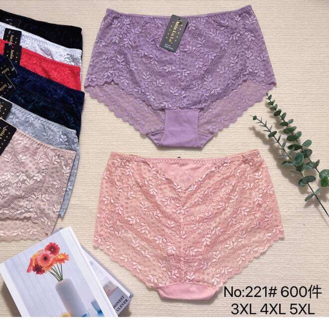 Majtki damskie 221 Mix KOLOR  3XL-5XL