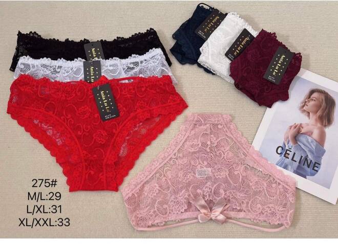 Majtki damskie 275 Mix KOLOR  M-2XL