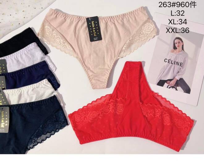 Majtki damskie 263 Mix KOLOR  L-2XL