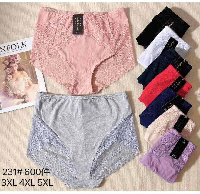 Majtki damskie 231 Mix KOLOR  3XL-5XL