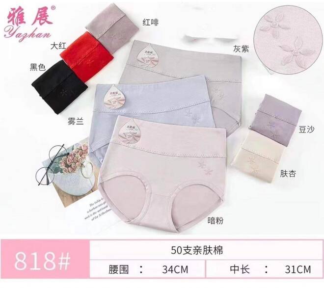 Majtki damskie 818 Mix KOLOR  XL-3XL