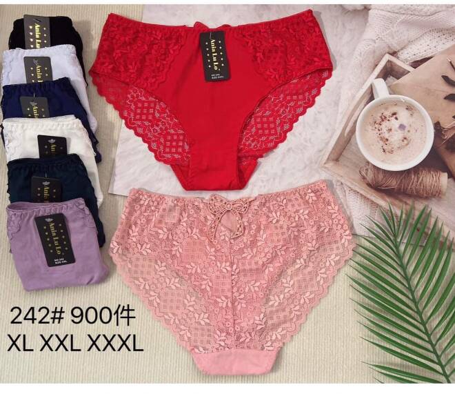 Majtki damskie 242 Mix KOLOR  XL-3XL 1