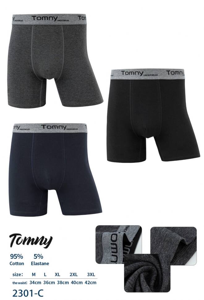 Bokserki męskie 2301-C Mix KOLOR  M-3XL 1