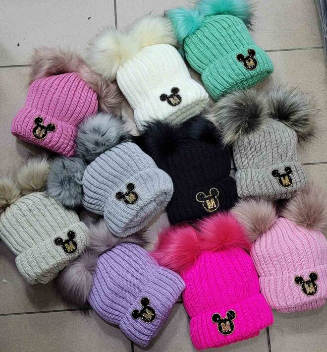 Czapka damskie 6587 Mix KOLOR  Standard