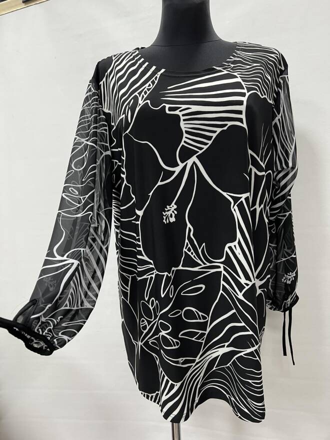 Bluzka damskie 6811 1 kolor  54-60 (Towar Ploskie) 1