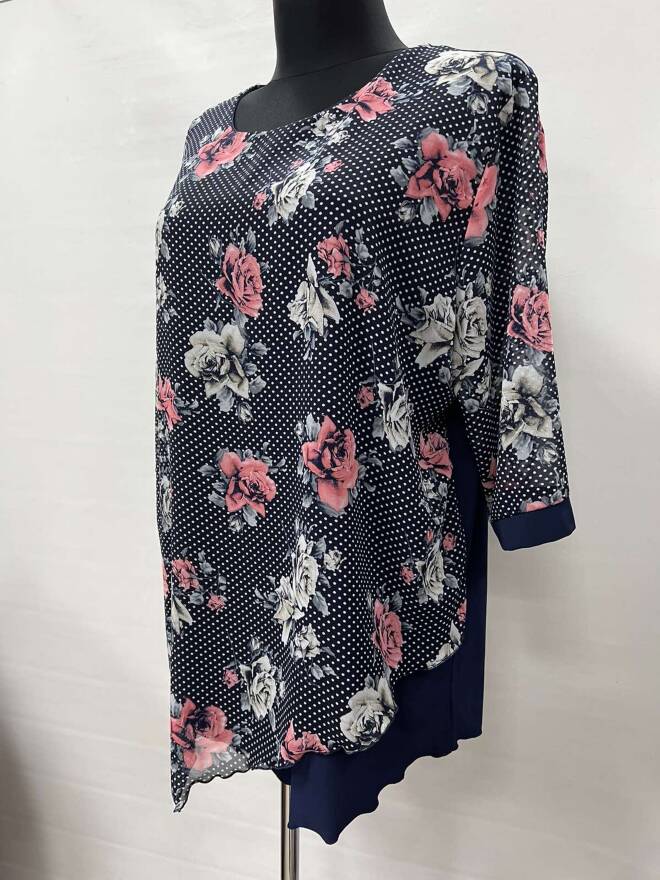 Bluzka damskie 6832 1 kolor  54-60 (Towar Ploskie)