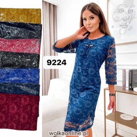 Sukienka damskie 9224 Mix kolor 46-54