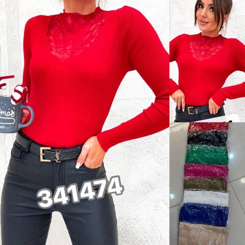 Sweter damskie 341474 Mix kolor M-XL 1